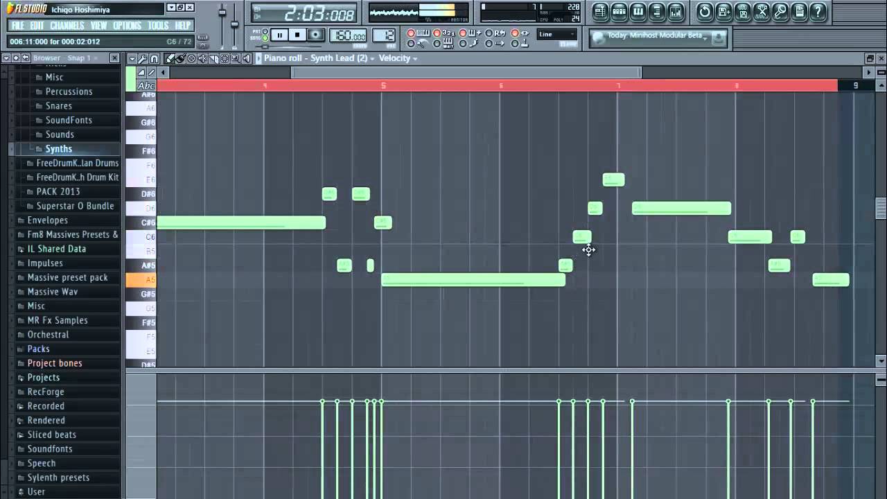 fl studio only plays one note